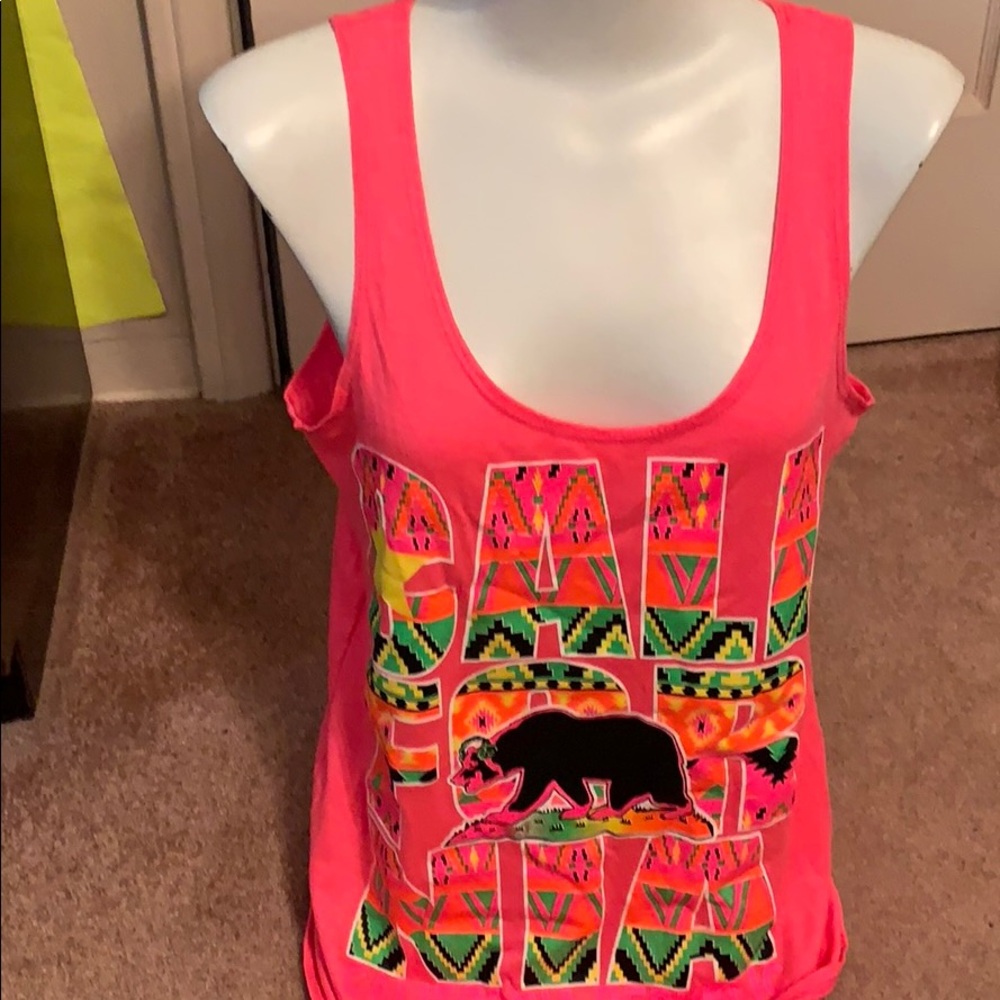 SHELOR CALIFORNIA TOP SZ  M. ORANGE NEW